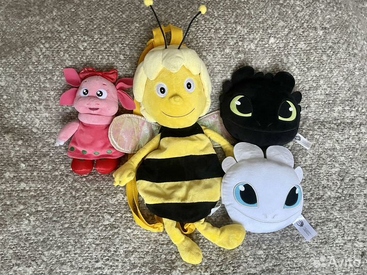 Луня, Беззубик, пчелка Майя, принцесса Анна