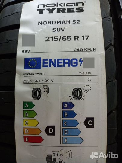 Nokian Tyres Nordman RS2 SUV 215/65 R17 99V