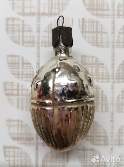 Новогодние елочные игрушки советские СССР желуди