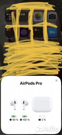 Airpods про оригинал бу