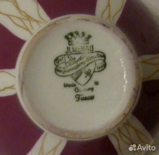 Кофейный сервиз Ильменау Германия 30-е г. редкий