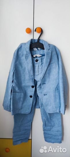 Костюм пиджак и брюки 5-6 лет
