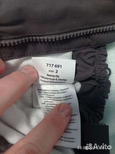 Деми шапка+ варежки на 2 года