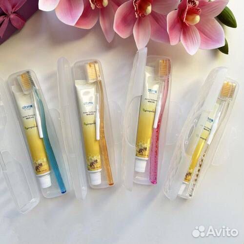 Набор для полости рта зубная паста щетка Атоми