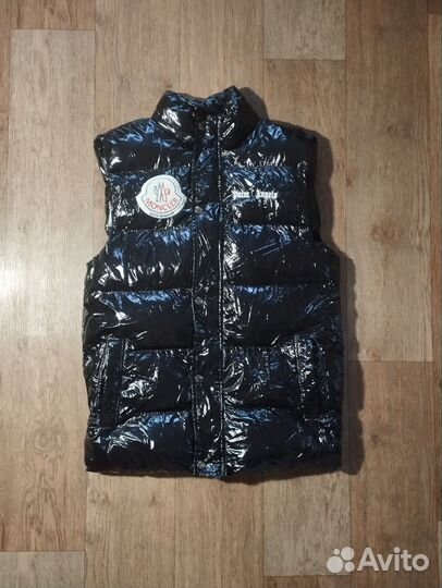 Жилетка moncler мужская черная