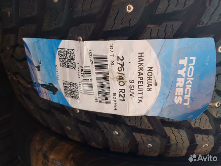 Nokian Tyres Hakkapeliitta 9 SUV 275/40 R21 и 315/35 R21