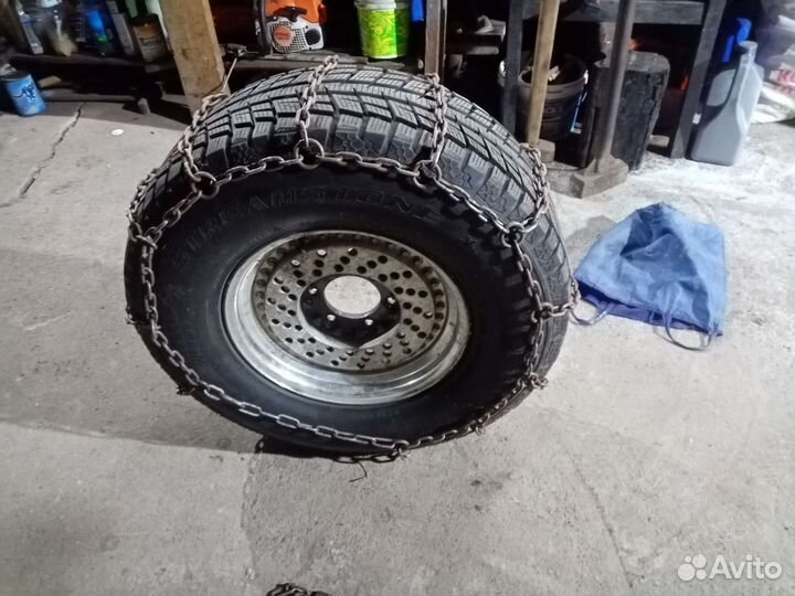 Цепи противоскольжения на джип Террано