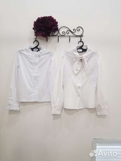 Школьные Блузки,рубашки, новые после закрытия ма