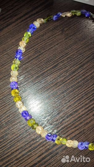 Ожерелье цирконий