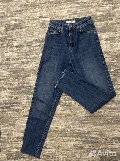 Ждинсы мом с высокой талией Турция