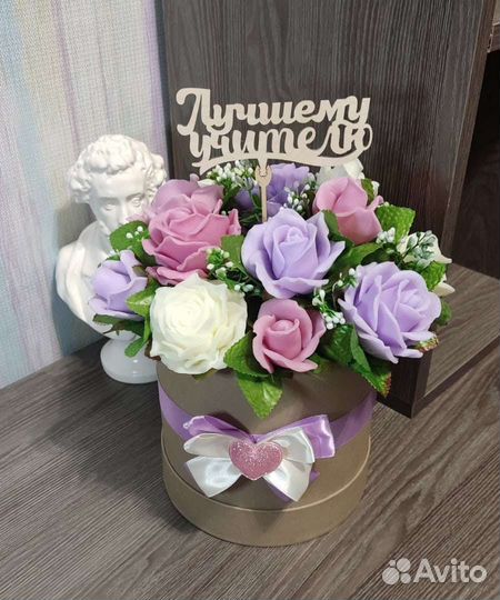 Сувенирное мыло ручной работы (букет)