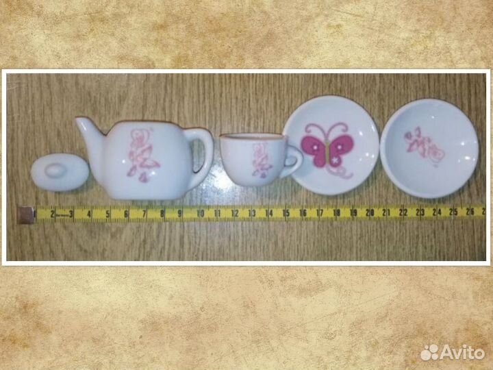 Набор миниатюрной посуды (керамика)