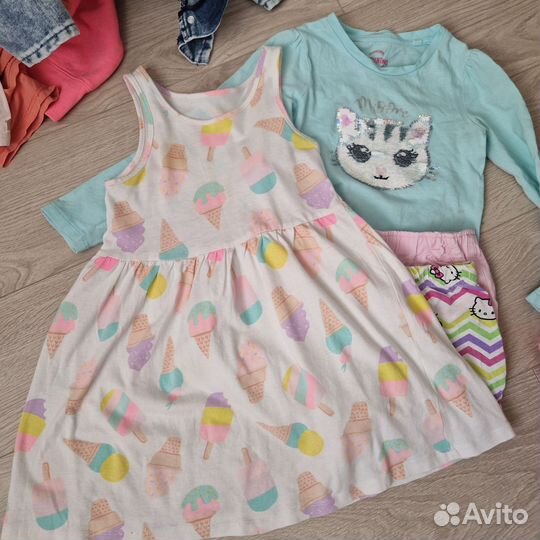 Пакет вещей на девочку 98 104