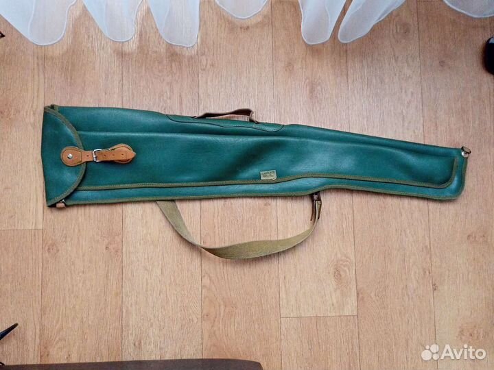 Кожаный чехол для ружья со съёмным стволом