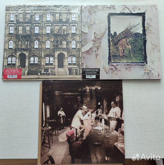 LP. LED Zeppelin - ориг.:Jap. USA. Germ., M - NM