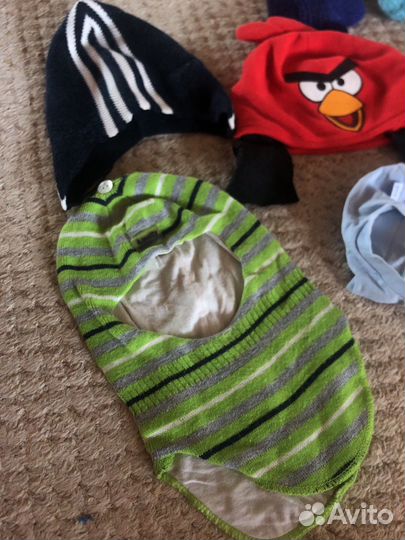 Шапка шлем 2-3 года