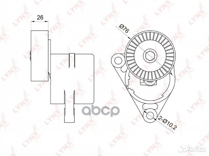 Натяжитель ремня навесного оборудования PT3010