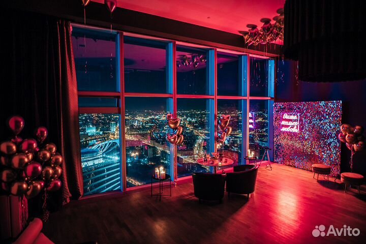 Аренда лофта на 67 этаже Москва-Сити