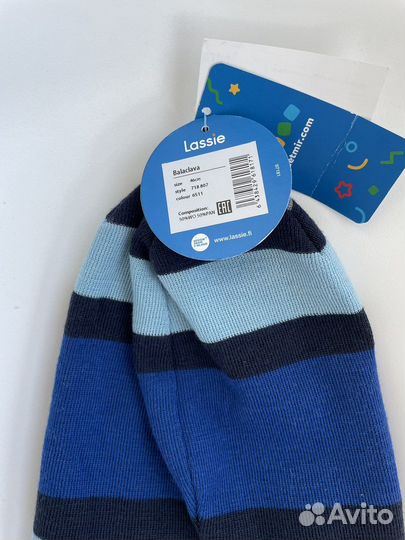 Шапка шлем lassie новая 46-48