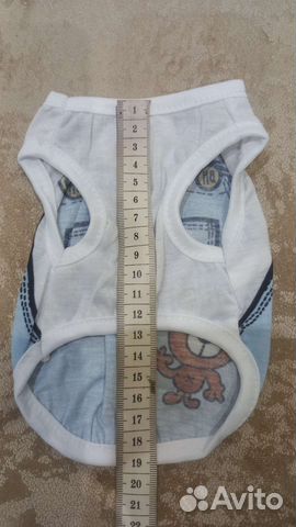 Футболка майка для собак