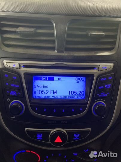 Штатная Магнитола hyundai solaris 1