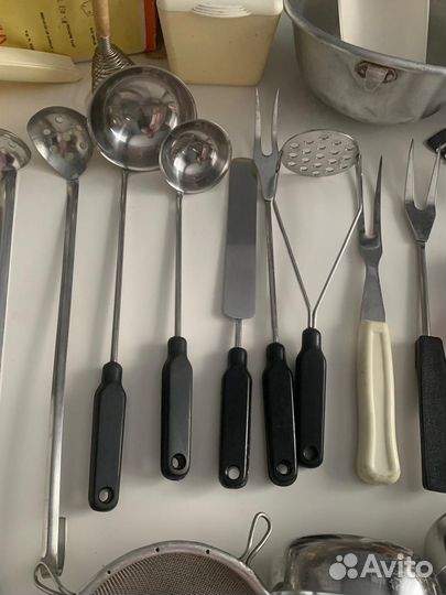 Предметы кухонная утварь половник нож СССР