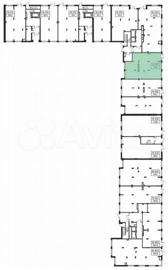 Аренда, торговое помещение, площадь 117.6 кв.м