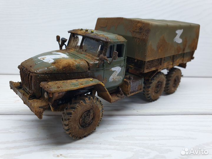 Модель грузовика урал 4320 1/43 СССР сво Z