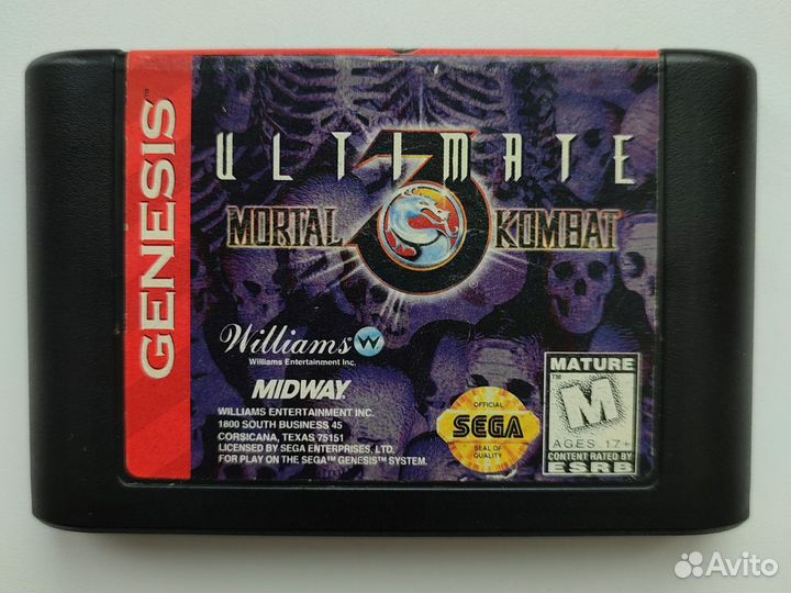 Mortal kombat 3 ultimate Sega genesis