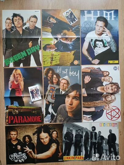 Постеры плакаты рок группы