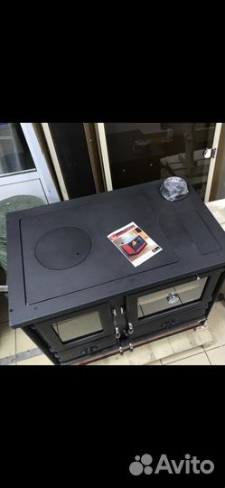 Печь чугунная с духовкой