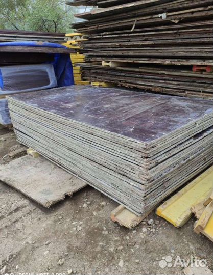 Ламинированная фанера бу