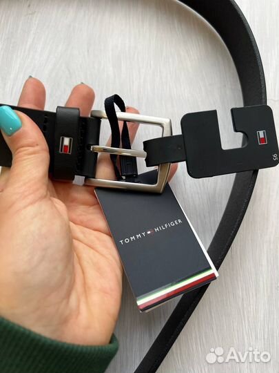 Мужской кожаный ремень Tommy Hilfiger M оригинал