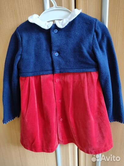 Нарядное платье для девочки 74 80 размер