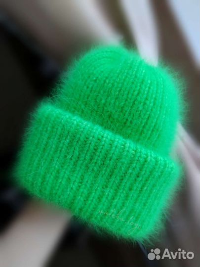 Берет/капор/повязка на голову, шапка из пуха норки