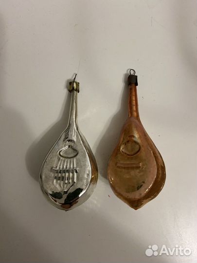 Стеклянные елочные игрушки СССР