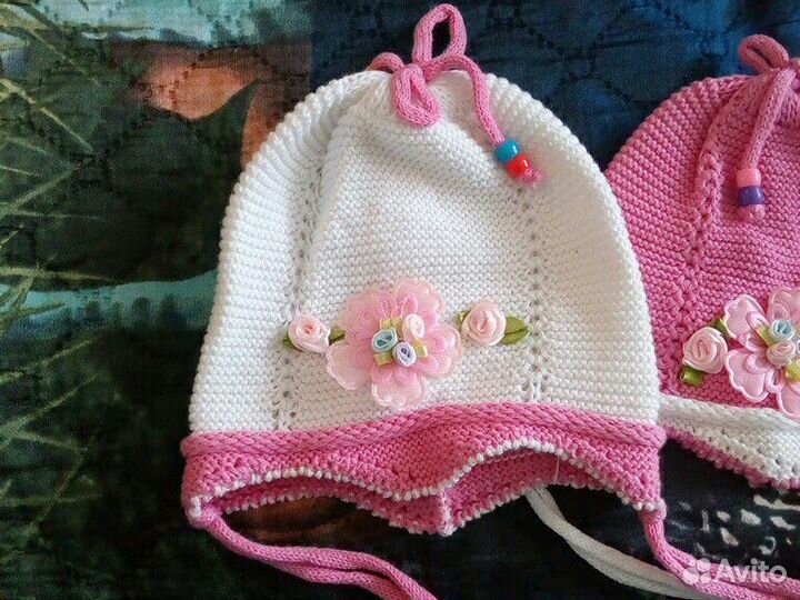 Шапки для новорожденных новые