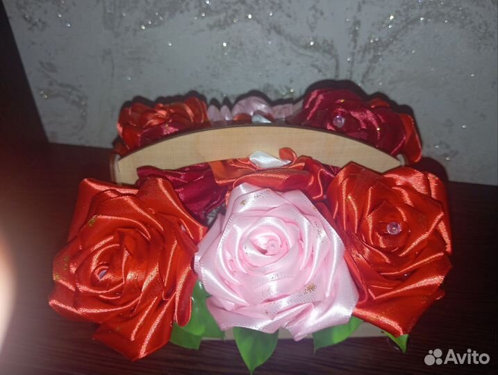 Корзинки роз