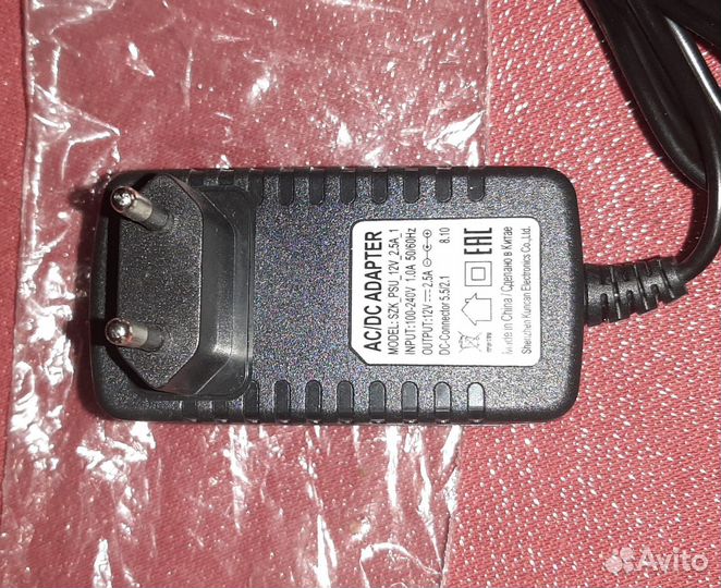 Адаптеры 12v 2.5a