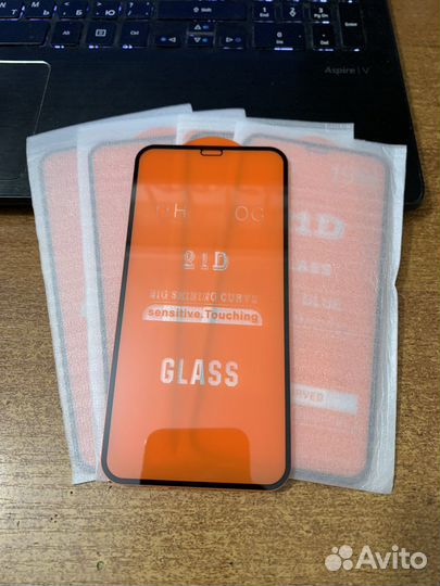 Защитное бронь стекло 5шт iPhone 11 12 13 XR