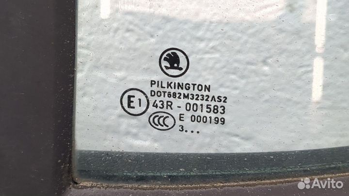 Дверь боковая левая задняя Skoda Fabia