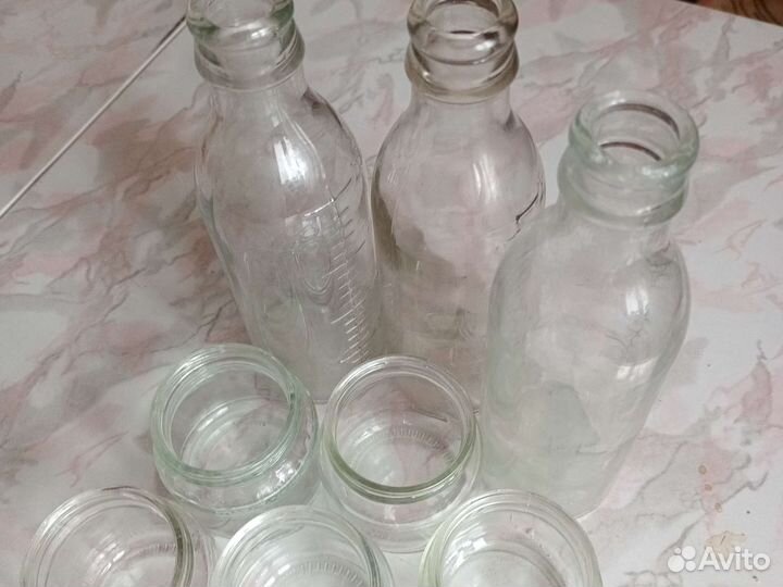 Бутылка стеклянная