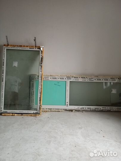 Балконный блок с дверью бу