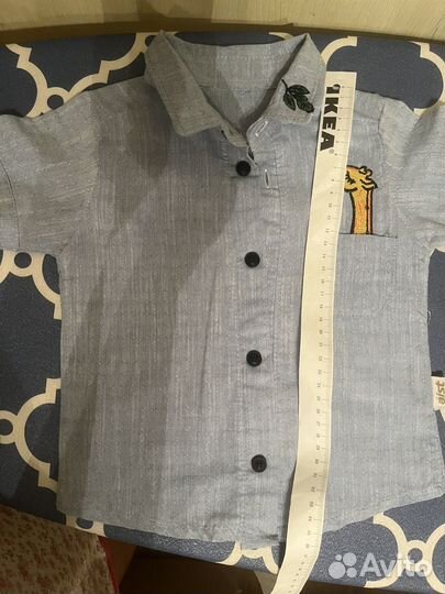 Рубашка детская для мальчиков, до 3-4 лет