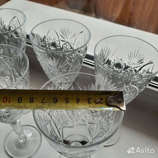 Фужеры хрустальные СССР