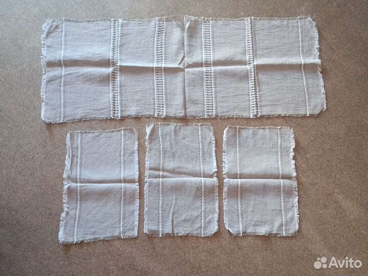 Салфетки на стол лён