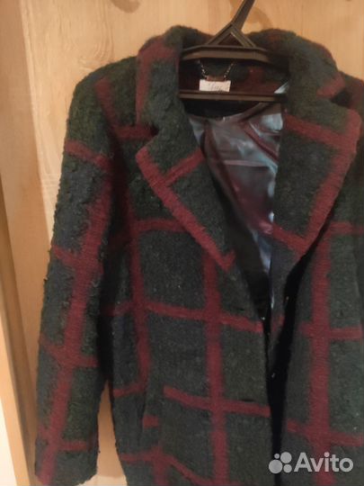 Пальто женское демисезонное 50 52 шерстяное