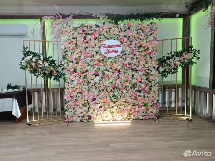 Оформление свадеб. Президиум молодоженов