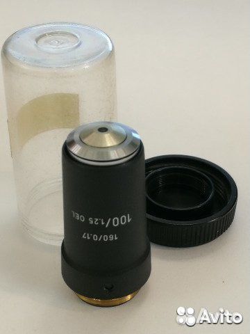 Микроскоп Объектив Leitz Wetzlar 100x oel