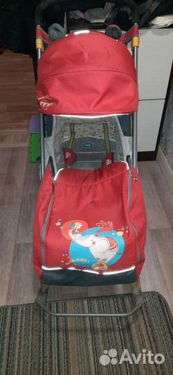 Санки-коляска ника 7